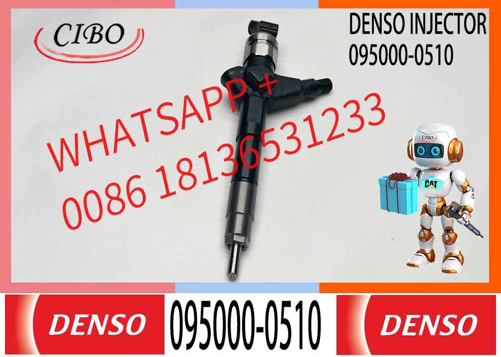 Common Rail Fuel Injector 095000-0510 For X-Trail T30 2.2L 16600-8H800 16600-8H801