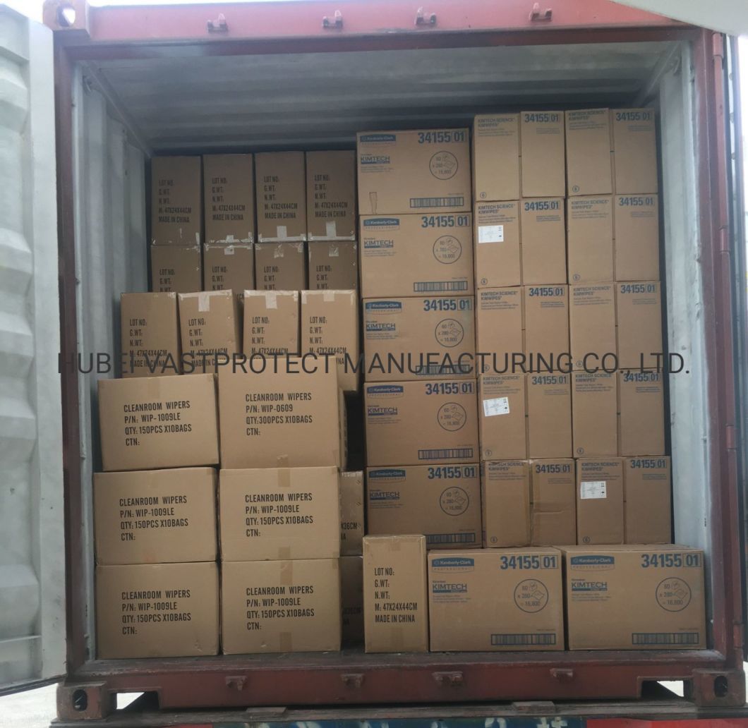 Laser Sealed Edge Particle Free Lint Free Microfiber Cleanroom Wipers