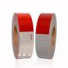 Buy cheap White Red Safety Conspicuity Vehicle Truck Prismatic DOT Reflective Tape from wholesalers