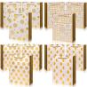 Buy cheap Custom Color Accepted Gold Foil Logo Gift Craft Shopping Paper Hand Bag With Handle from wholesalers