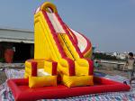 Outdoor Kids Inflatable Water Slide With Pool / PVC Tarpaulin Water Park Games