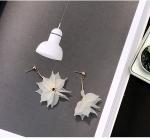 2018 Fashion Pearl Earrings Ear Drops Silver Exported Korea Fashion Flower