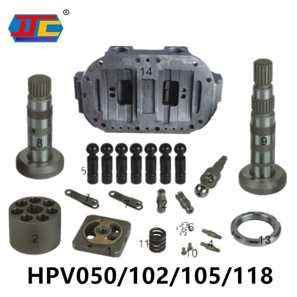 Buy cheap HPV050 Excavator Hydraulic Pump Parts , HPV102 HPV105 HPV118 Hitachi Repair Kit from wholesalers