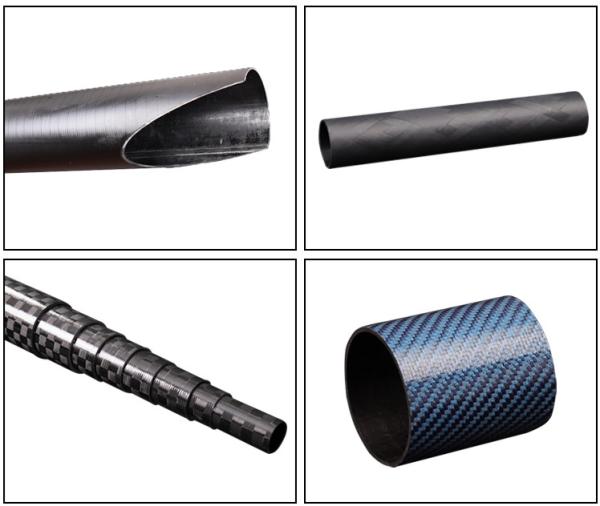 Buy cheap Light Weight Custom Carbon Fiber Parts Tube 3K With Twill Plain Woven Fabric from wholesalers
