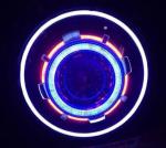 Jeep Wrangler HeadLights LED 7" HeadLamp Head Lights 7" COB angel eye headlight