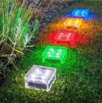 Square Solar Ice Tiles Buried Lights Solar Lights Waterproof Garden Lights
