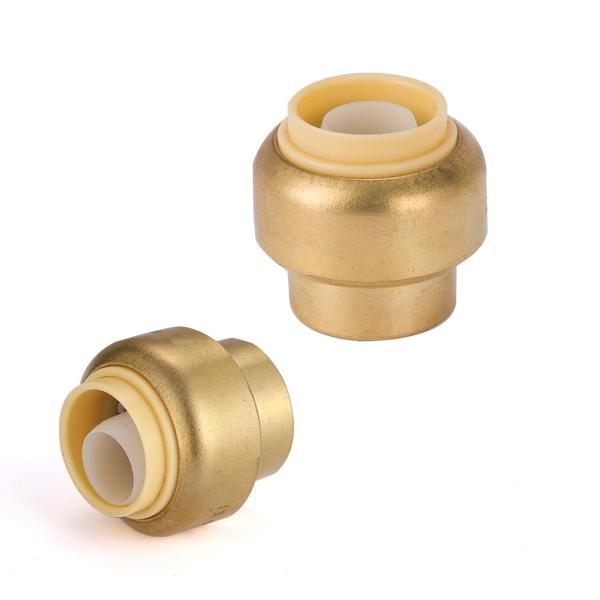 Buy cheap OEM Hot Selling High-Quality Brass Pipe Fittings Shark Bite Brass Pipe Fittings Push Fit Fittings ISO from wholesalers