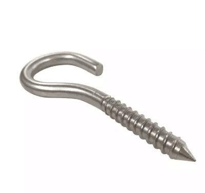 Buy cheap Indoor Outdoor Metal Screw Hooks High Corrosion Resistance Easy To Fit from wholesalers