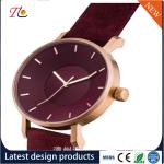 wholesale customization Pu watch alloy case quartz watch fashion watch Gradient