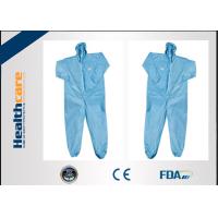 Buy cheap Unisex Disposable Plastic Body Suit Protective Clothing Fluid Resistant S-3XL product