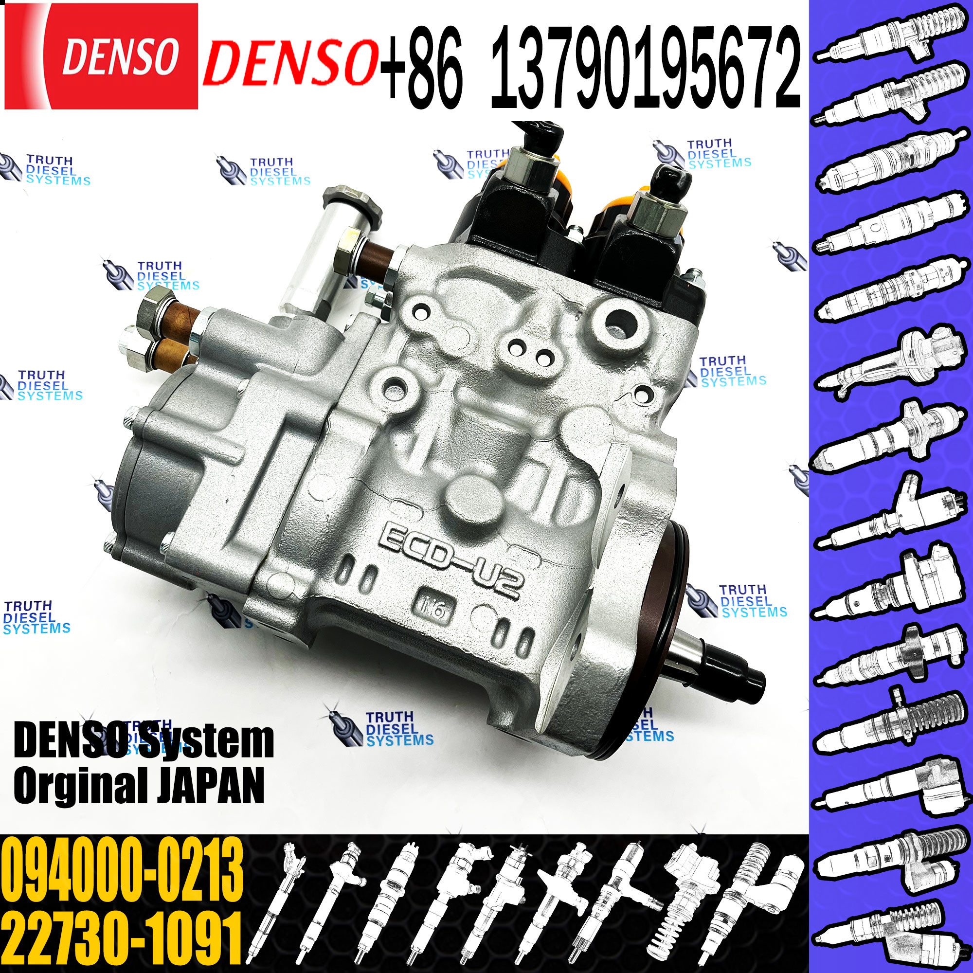 HP0 pump assy plunger Seat 094150-0240 0941500240 for 094000-0055 094000-0061 094000-0213