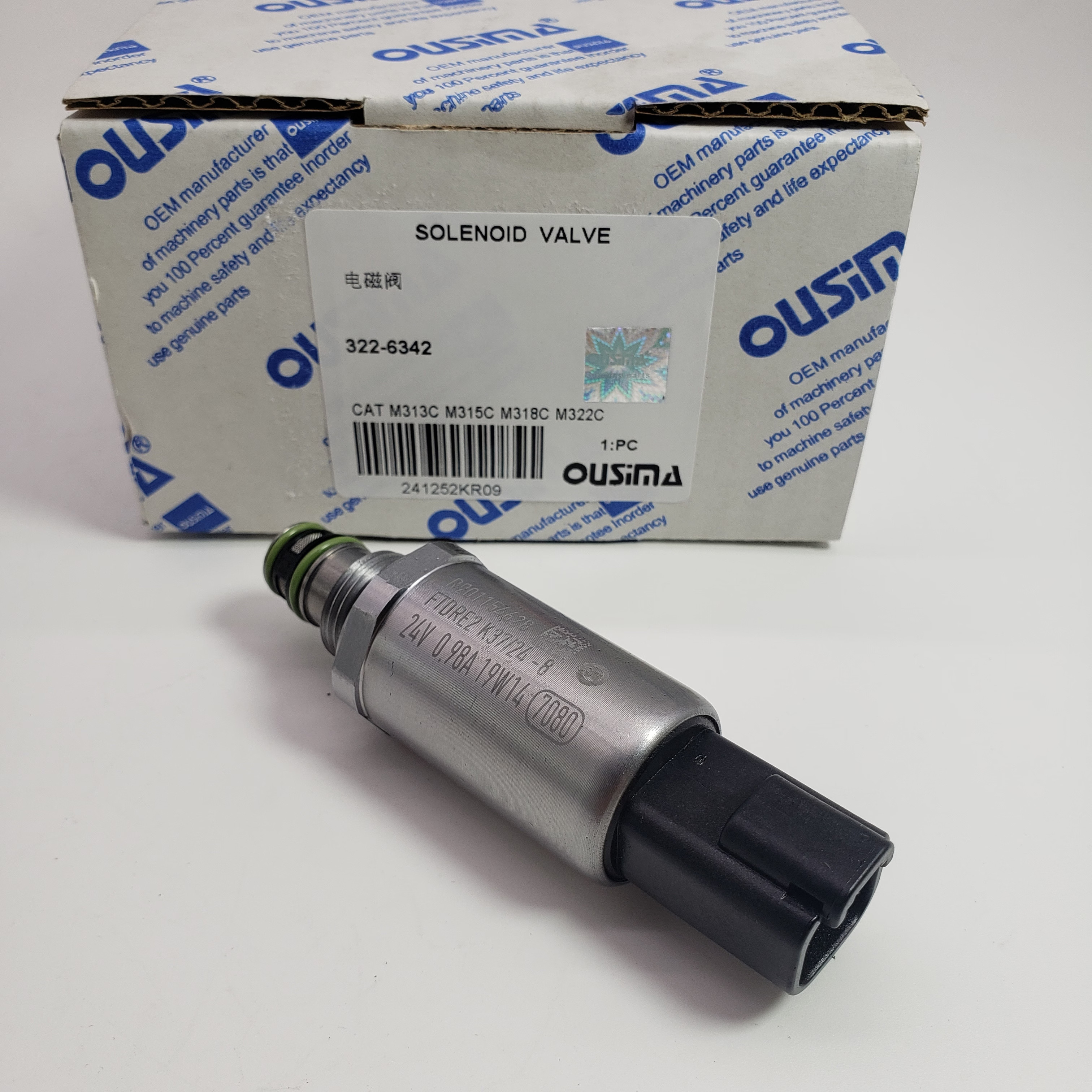 Solenoid Valve 322-6342 For CAT 3054C 3054E M313D M322C C6.6