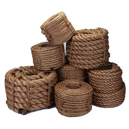 Buy cheap Twist Rope Natural 100% Manila Jute Sisal Rope Specifications 4mm-60mm from wholesalers