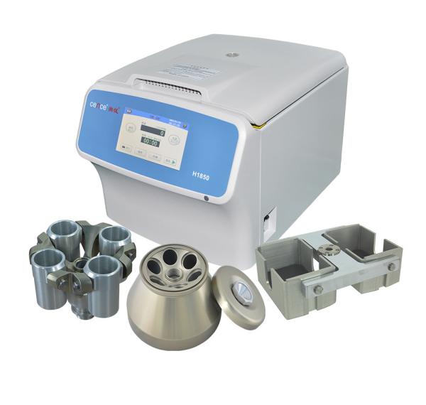 Buy cheap Lab High Speed Centrifuge H1850 18500rpm Angle Rotor and 4x100ml Swing Rotor from wholesalers