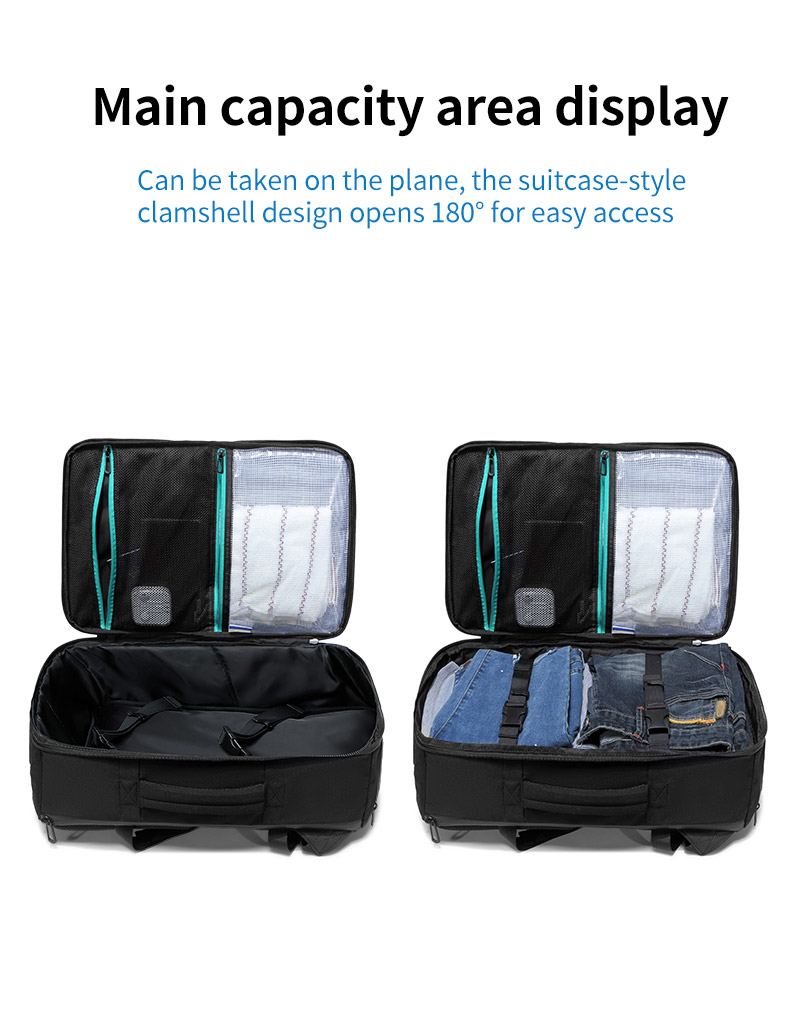 Waterproof Multifunction 32L 15.6 In Expandable Laptop Backpack With USB