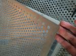 Stainless Steel / Aluminium Decorative Perforated Metal Panels Light Weight