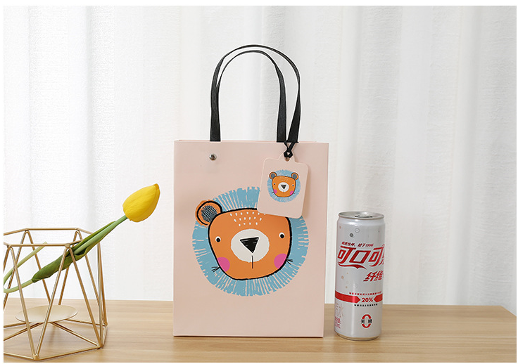 Card Paper Fashion Shopping Bags Simple Style
