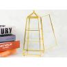 Buy cheap Vintage glass jewelry box storage pagoda rack Princess storage box window display box greenhouse cover from wholesalers