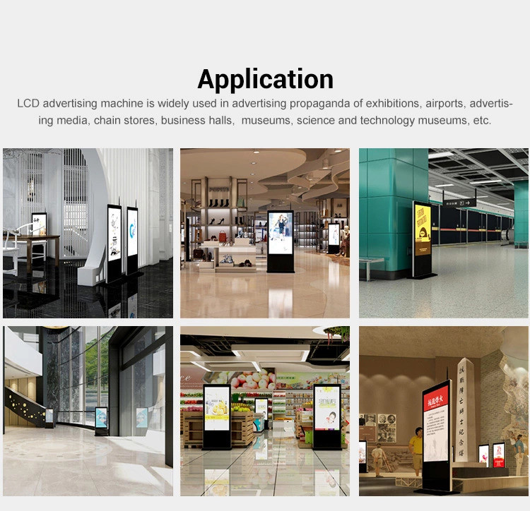 2K High Definition Indoor Advertising LED Display 43 Inch OEM / ODM Acceptable