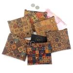 VINTAGE TRUE WOOD PRINT CORK COIN PURSE BARK PRINT COIN BAG KEY SMALL SQUARE BAG