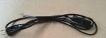 1.5m Lamp Extension Cord With Switch 0.5 Wire Core Plug Power Cord Black