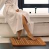 Buy cheap Bamboo Bathroom Supplies Bamboo Shower Floor Mat Non Slip 23.7 X 16 X 1 Inches from wholesalers