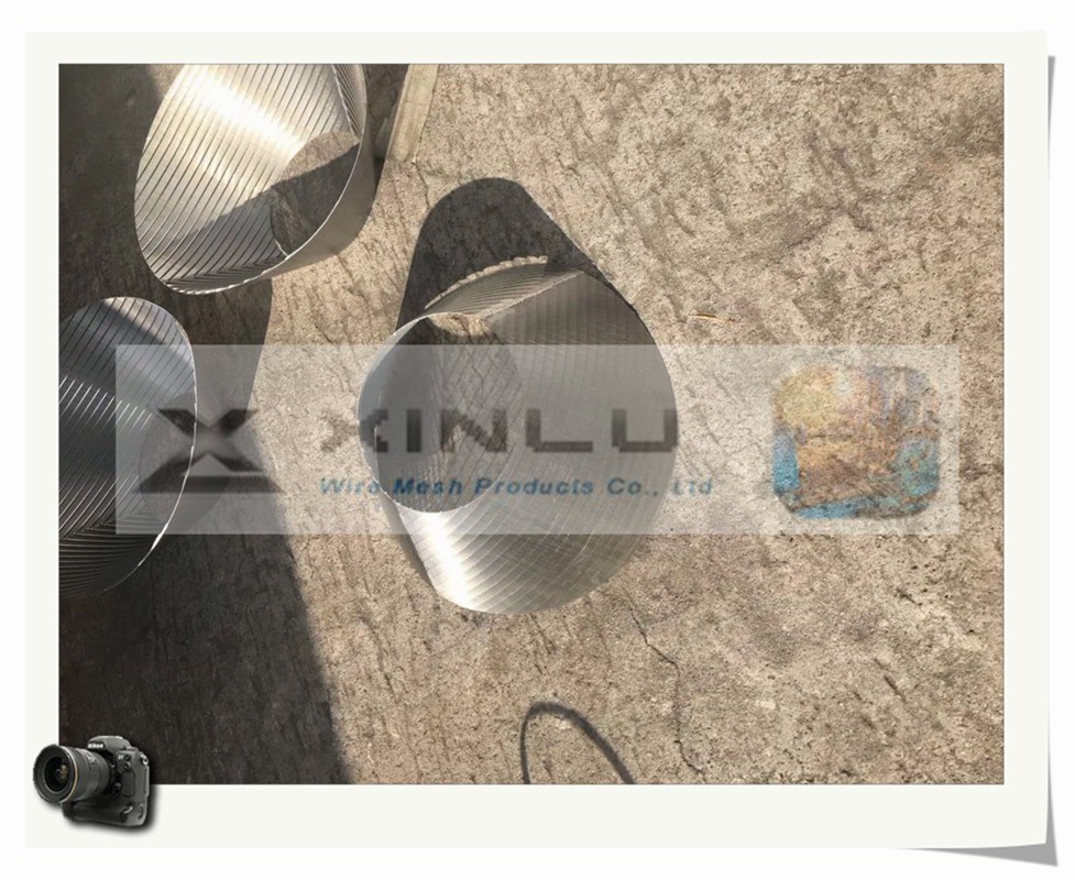 ARCHITECTURAL SCREENS / WEDGE WIRE SCREEN CYLINDER / STAINLESS STEEL FILTER CYLINDRICAL FROM XINLU WIRE MESH FACTORY