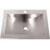 Buy cheap Customized Stainless Steel Luxury Bathroom Sink With Sound Insulating Coating And Pads from wholesalers