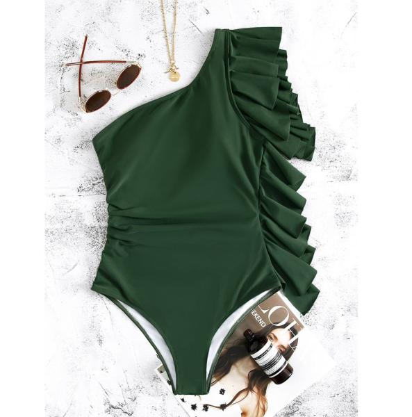 Buy cheap Nylon One Shoulder One Piece Swimsuit UPF50++ from wholesalers