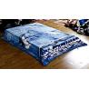 Buy cheap Blue Color Raschel Fleece Blanket Oblong Shaped 160x220cm 180x230cm Sizes from wholesalers
