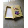 Buy cheap Cute design lid and base flat pack cardboard box for clothing packaging from wholesalers
