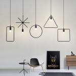Loft Individual pendant lights For Kitchen Dining room Bar Shop Lighting (WH-VP