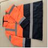 Buy cheap ANSI 100% Polyester 300D Oxford Fabric Reflective Hi Vis Waterproof Jacket 180g from wholesalers