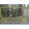 Buy cheap Powder Coated Temporary Construction Fence Barricade For Sporting Events from wholesalers