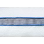 Shredded Gel Memory Foam Wedge Pillow Queen Size Bamboo Fiber Fabric Cover