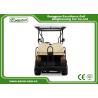 Buy cheap Brown 6 Seats Electric Buggy Car Aluminum Wheel 48V 3.7KW 630KG from wholesalers