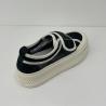 Buy cheap OEM Black Canvas Trainers Womens Rubber Outsole Wide Fit Canvas Trainers from wholesalers