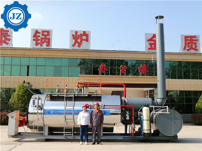Industrial Usage And Horizontal Style Gas Fired Steam Boiler For Yoghurt Processing Plant