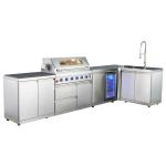 NL-B801-3 Large Stainless Steel Countertop Grill Machine for Indoor BBQ Grilling