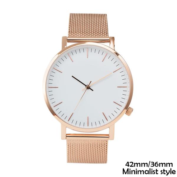 Buy cheap Minimalist Style Simple Mens Watches Steel Strap White Face 7mm Thicness from wholesalers