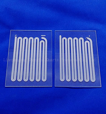 99.99% Laser Grooving Fused Silica Quartz Glass Window