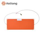 Orange Drum Silicone Rubber Heating Pad For Oil / Water Heating