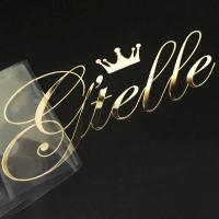 Buy cheap Custom Printing Logo UV Transfer Sticker Gold Foil Self Adhesive 3D Metal product