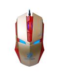 LED 6 key DPI Gaming Mouse Professional Gamer Mouse Built In Iron Ingot
