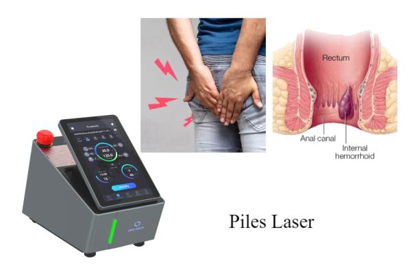 Buy cheap Two Wavelength Diode Laser Machine 980nm 1470nm Hemorrhoid Treatment from wholesalers