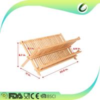 Buy cheap Wood bamboo dish rack with utensil holder for the kitchen product