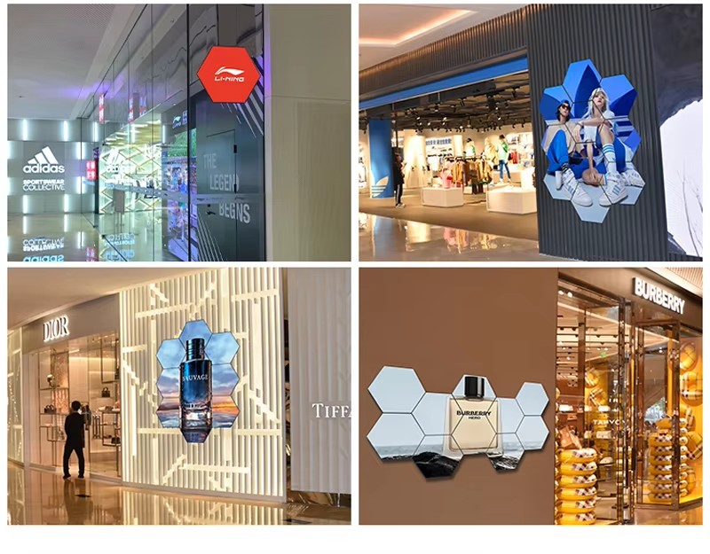 Hexagonal LED display