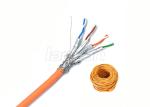 Al Foil Cat6A Lan Cable Copper Braiding Cat6a SFTP Cable