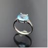 Buy cheap 925 Sterling Silver Oval Purple Cubic Zirconia Ring(F65) from wholesalers