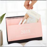 Buy cheap Colorful Paper Desk Wall Calendar Multi Functional With Storage Money Inner product